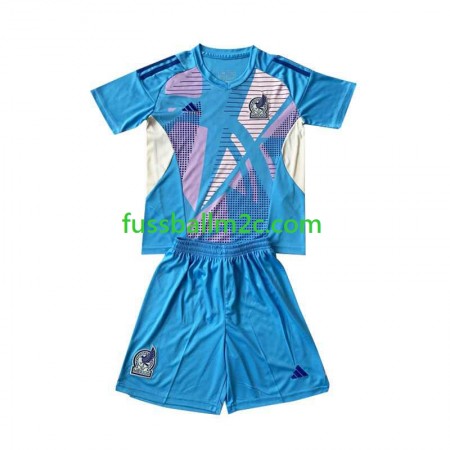 Fußballtrikots Mexiko Torwart Kinder Ausweich Trikotsatz 2024